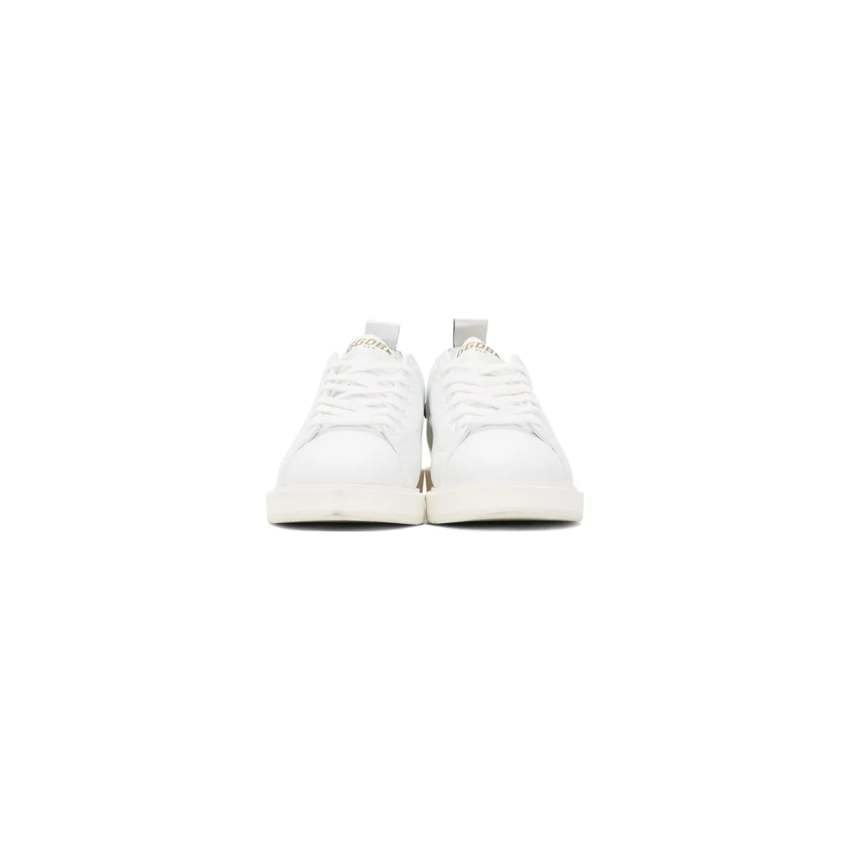 Golden Goose White and Silver Starter Sneakers (G35MS631.Q8) (2)