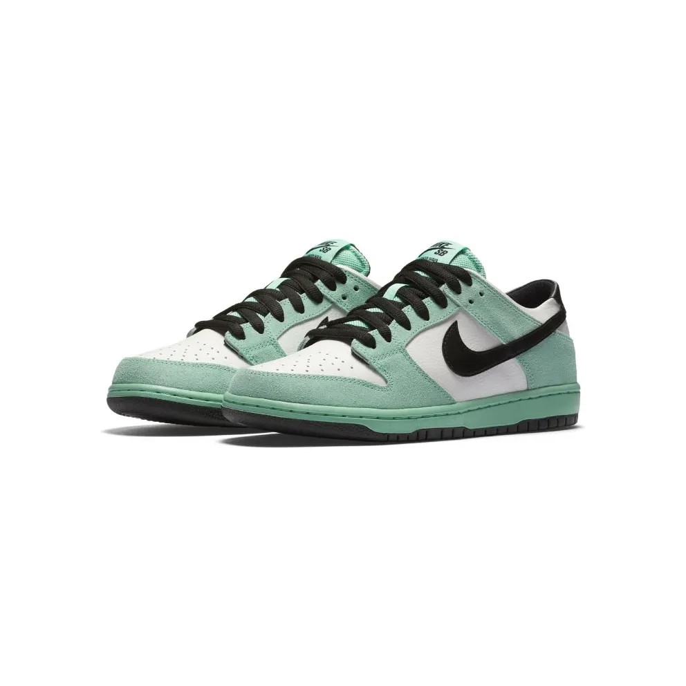 Nike Dunk SB Low Sea Crystal Green Glow-Summit White/Black (819674-301)