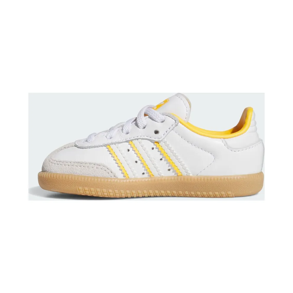adidas Samba OG Crystal White Cloud White Crew Yellow (IH5642)