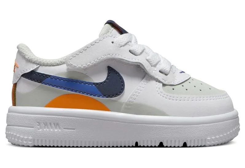 Nike Force 1 Low LV8 2 EasyOn Light Silver White Astronomy Blue Midnight Navy (FN0408-002)