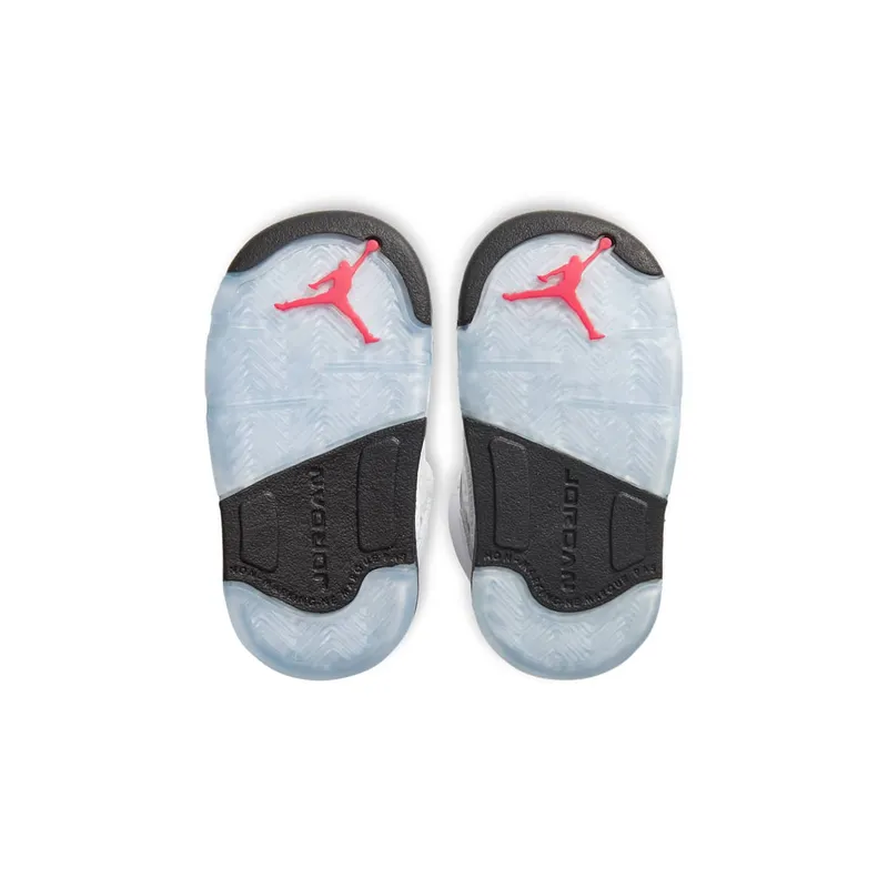 Air Jordan V 5 Retro Fire Red Silver Tongue (TD) (2020) (440890-102)