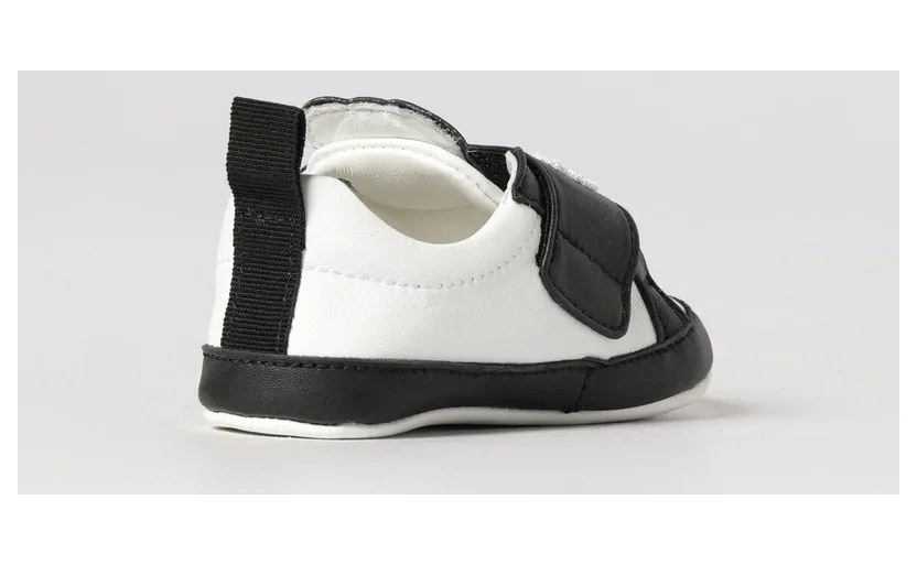 Moschino Leather Sneakers With Logo And Teddy Patch White (8290003) (2)