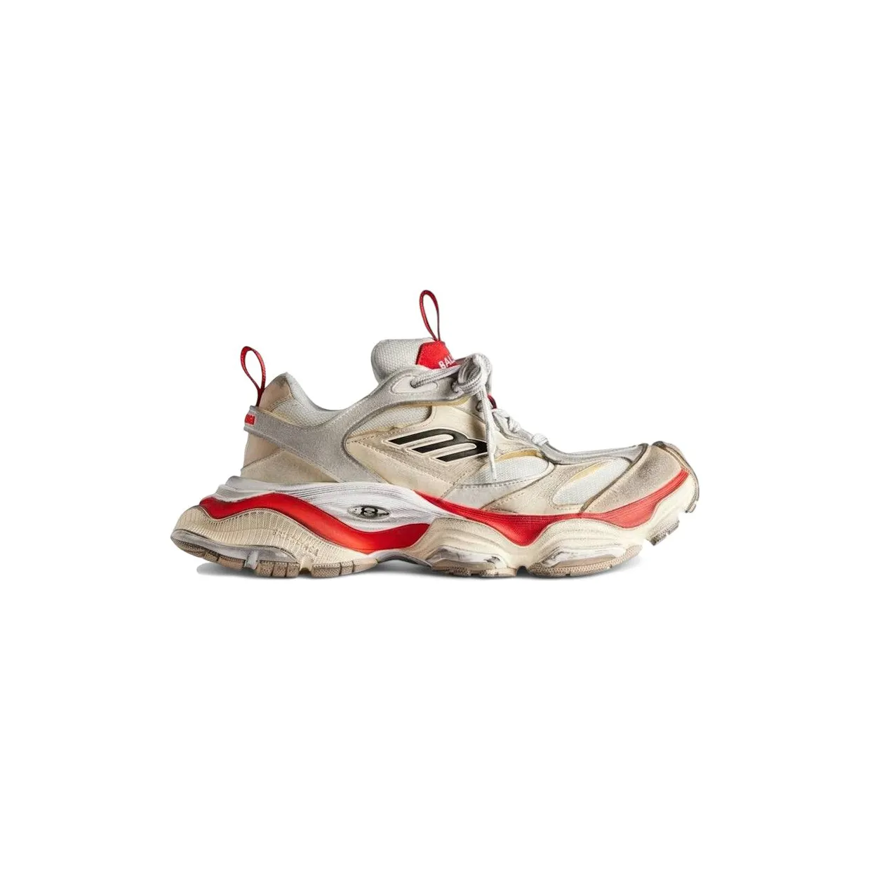 Balenciaga Cargo Worn-Out Beige Red (785754 W2MV1 2160)