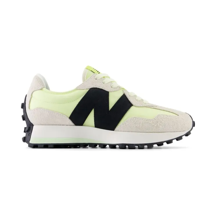 New Balance 327 White Black Grey Yellow (WS327WG)