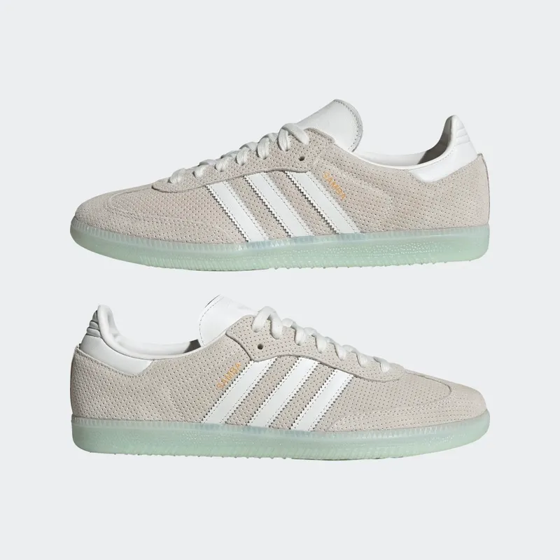 Adidas Samba OG Core White / Core White / Almost Blue (HP7904)