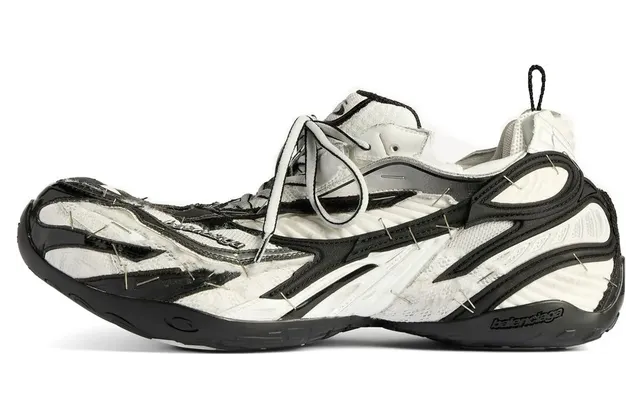 Balenciaga Soleless Lace-up “White/Black” (841506 WOYX0 191) (2)