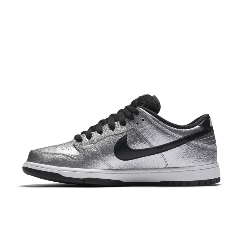 Nike Dunk SB Low Cold Pizza Metallic Silver/White-Black (313170-024)