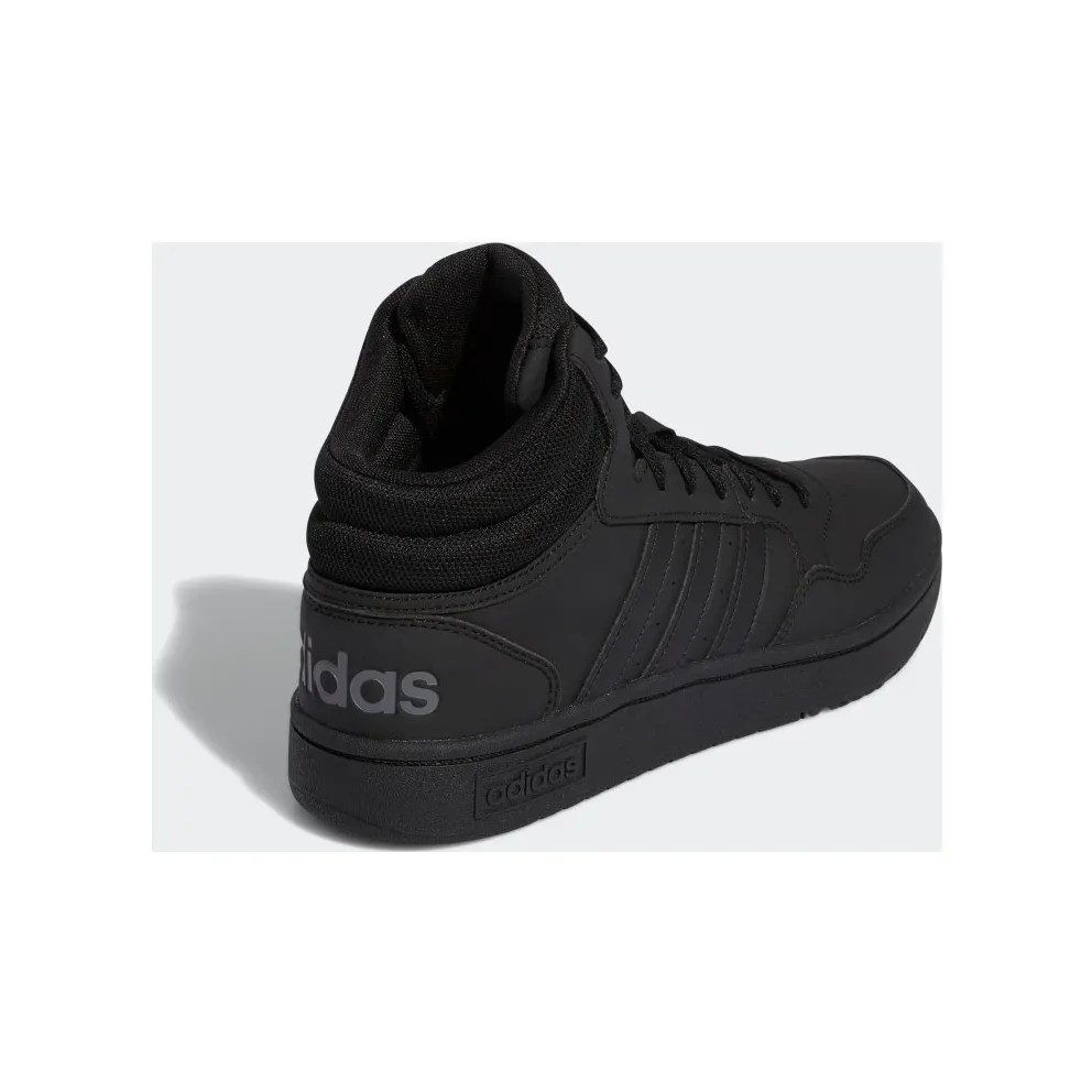 adidas Hoops 3 Mid Lifestyle Basketball Mid Classic Core Black / Core Black / Grey Six (GV6683)