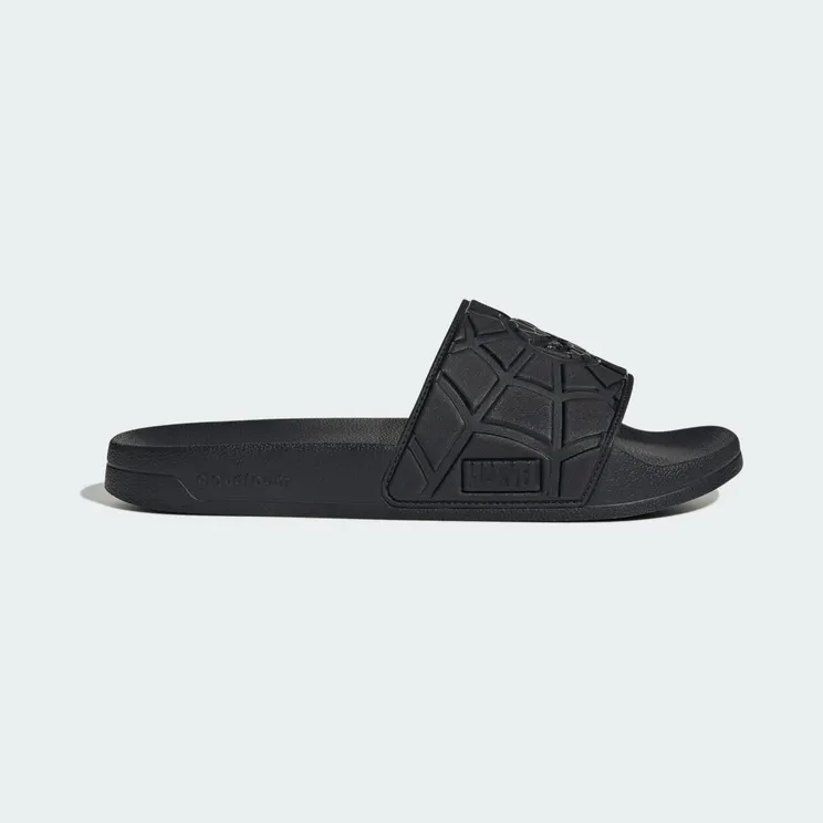 adidas Marvel Spider-man Adilette Shower Slides “Core Black / Core Black / Core Black” (KJ1796)