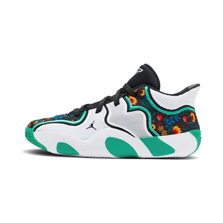 Jordan Tatum 3 Welcome to the Garden Alternate “White / Kinetic Green / Black” (HF3137-103)