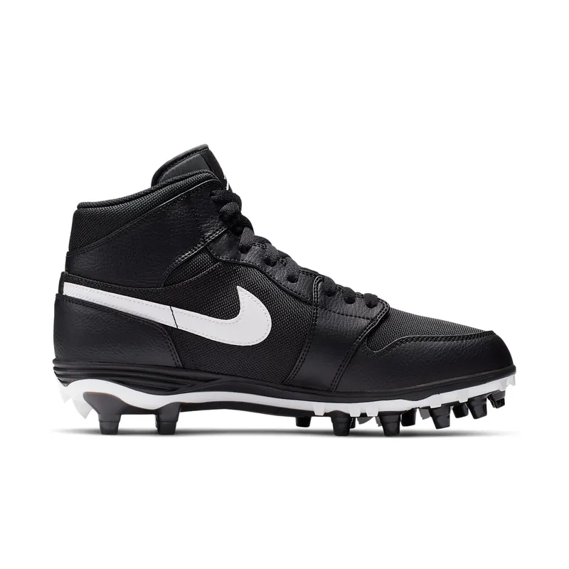 Jordan 1 TD Mid Black White Black/White-White (AR5604-001)