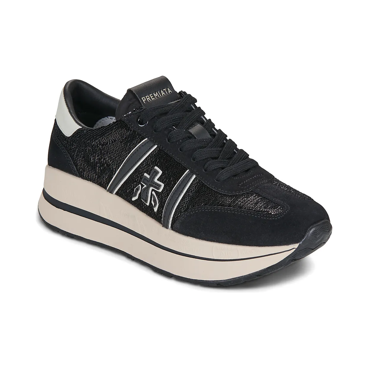 Premiata Bethcoin 8146 met vlakken en logopatch “Blue” (BETHCOIN) (3)