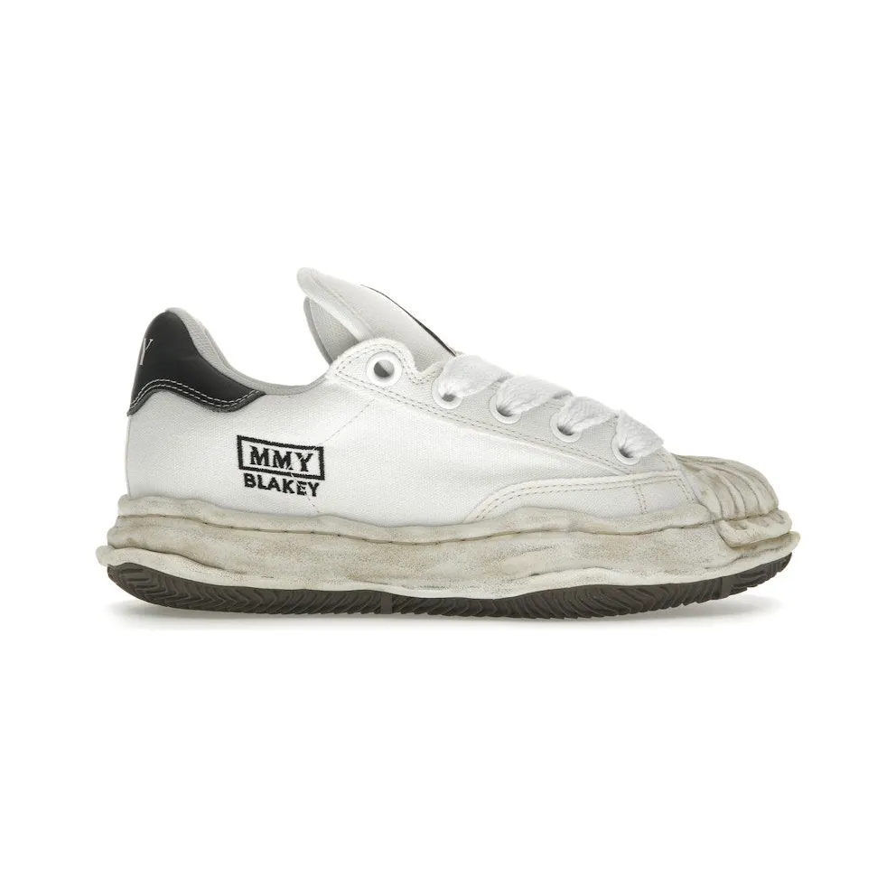 Maison Mihara Yasuhiro Blakey Puffer OG Sole Canvas Low Distressed Midsole White Black (A13FW730-WHT)