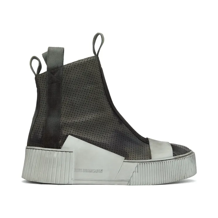 Boris Bidjan Saberi Grey Bamba 3.1 High Top Sneakers (303-SS2200B3000000SM-0049)