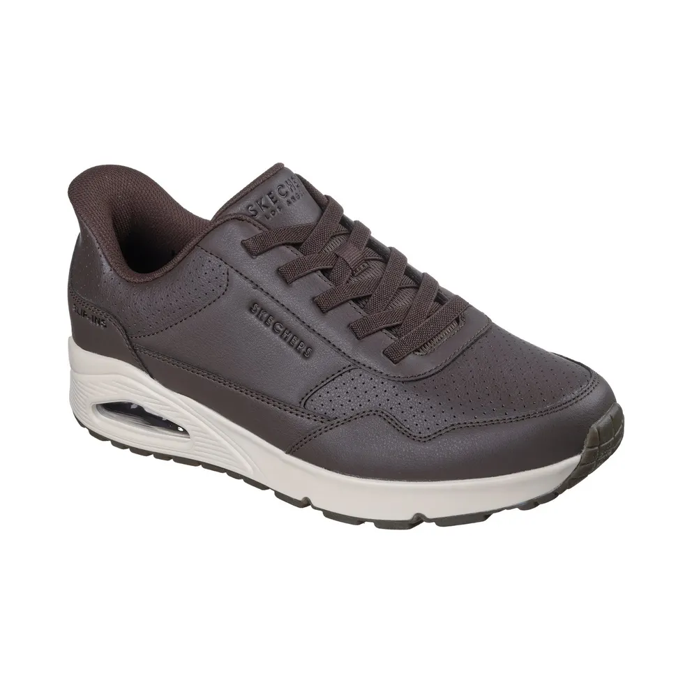 Skechers Slip-ins: UNO – Banksia Luxe Sneaker Bruin