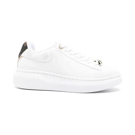 Guess Usa met plateauzool en logo-reliëf “White” (FLTFRELEA12WHITE)