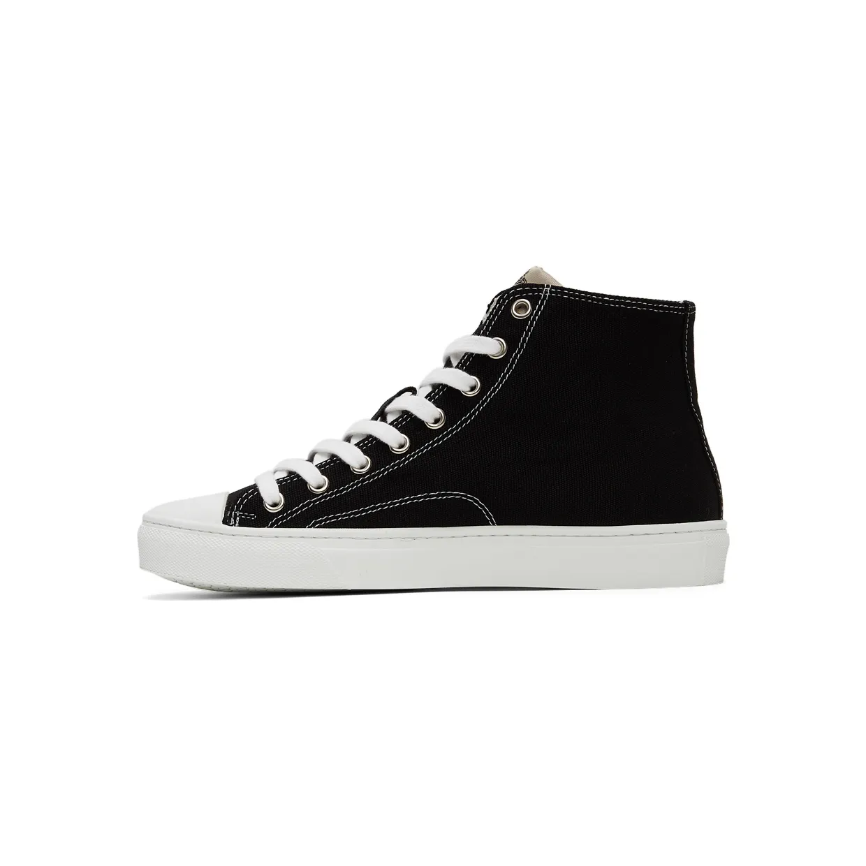 Vivienne Westwood Black Plimsoll High Sneakers (75010001M-W0004-) (3)