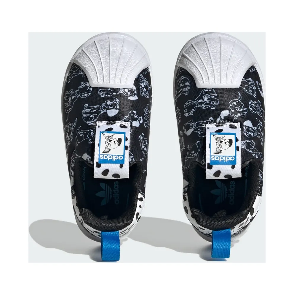 adidas Originals x Disney 101 Dalmatiërs Superstar 360 Kids Core Black / Cloud White / Bright Blue (ID9711)