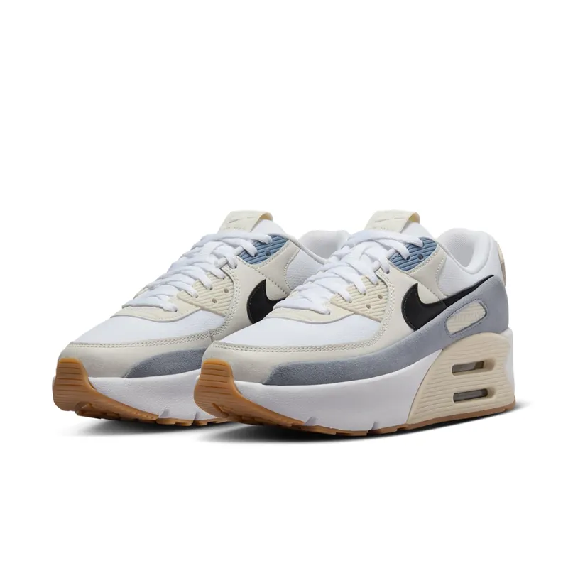 Nike Air Max 90 LV8 “White Ashen Slate Light Orewood Brown Black” (FD4328-106)