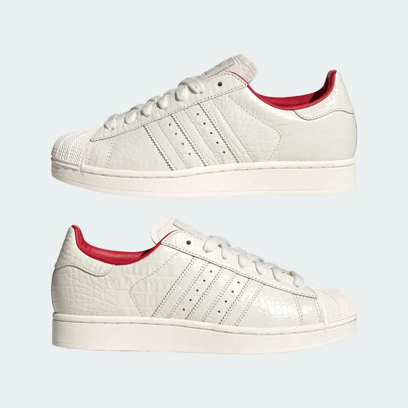 Adidas Superstar II Core White / Core White / Better Scarlet (IH9763)