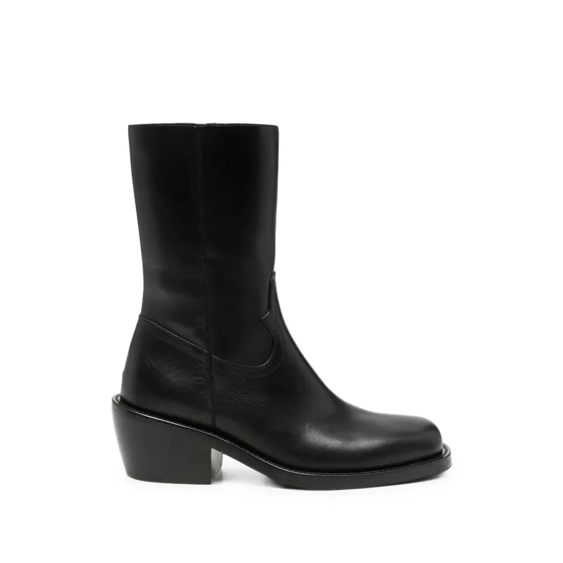 Dries Van Noten Western-style Leather “Black” (0105 021718 900)