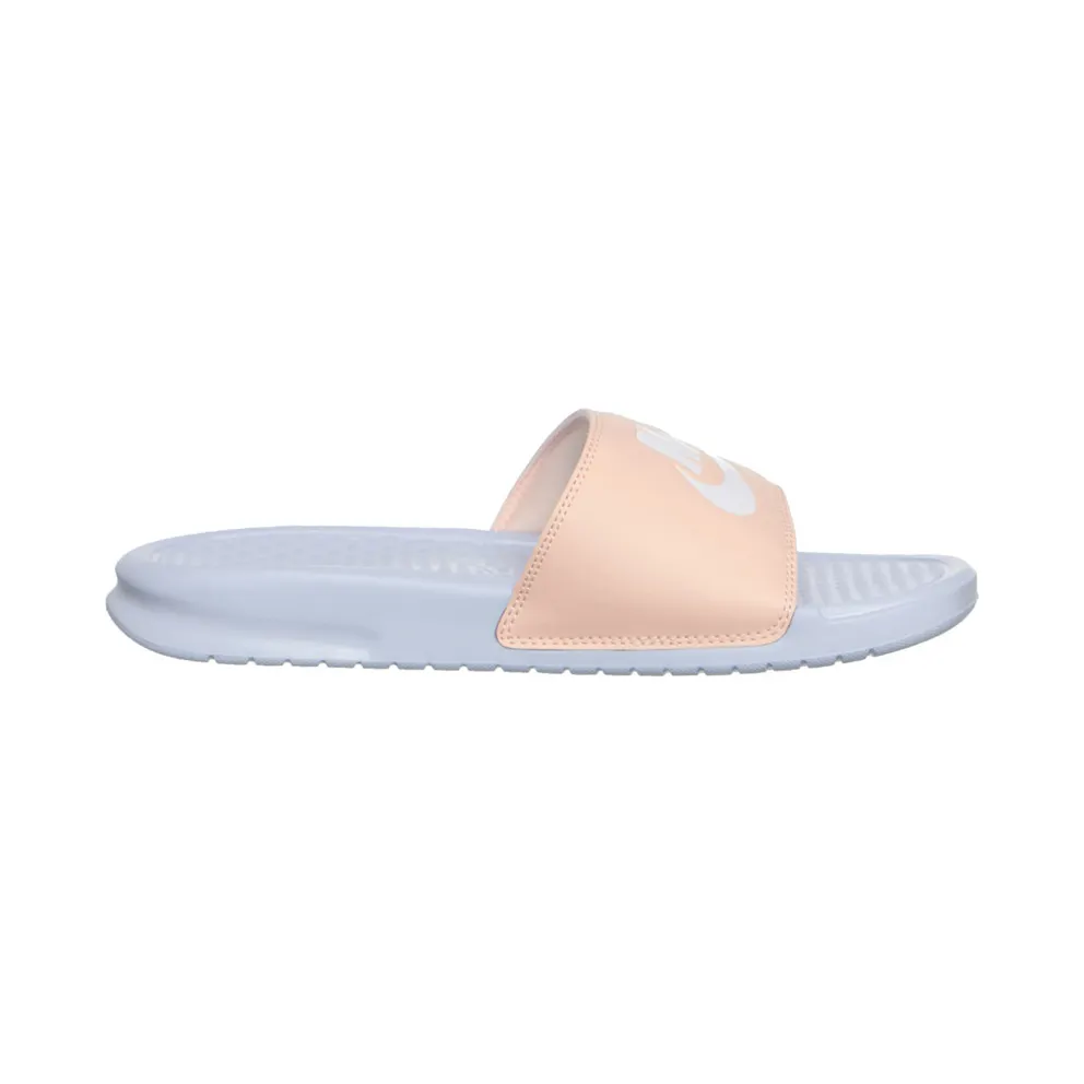 Nike Benassi JDI “Hydrogen Blue / Washed Coral / White” (343881-412)
