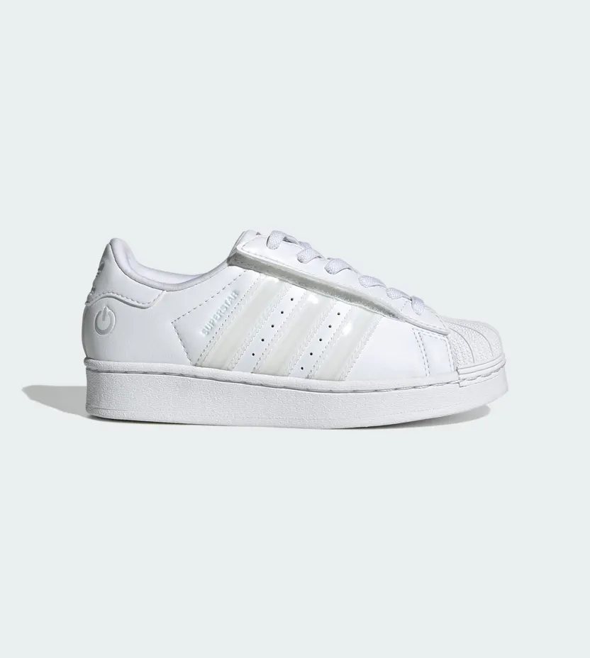 Adidas Superstar Led Lights Comfort Closure Elastic Lace Kids Cloud White / Cloud White / Cloud White (JQ6418)