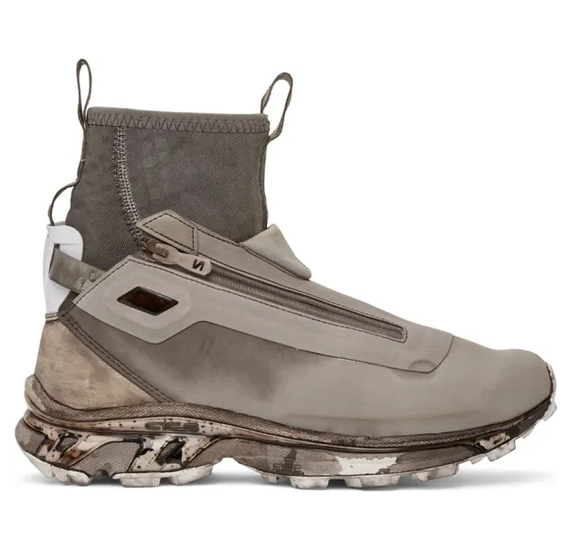 11 by Boris Bidjan Saberi Grey Salomon Edition Bamba 3 Sneakers (114 11xS)