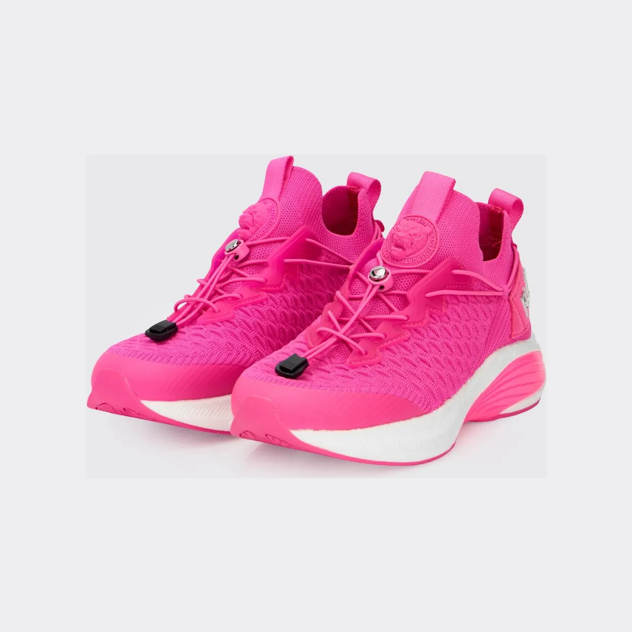 Plein Sport Crochet Knit Sneakers Fuchsia (SAESUSC0751STE003N87)