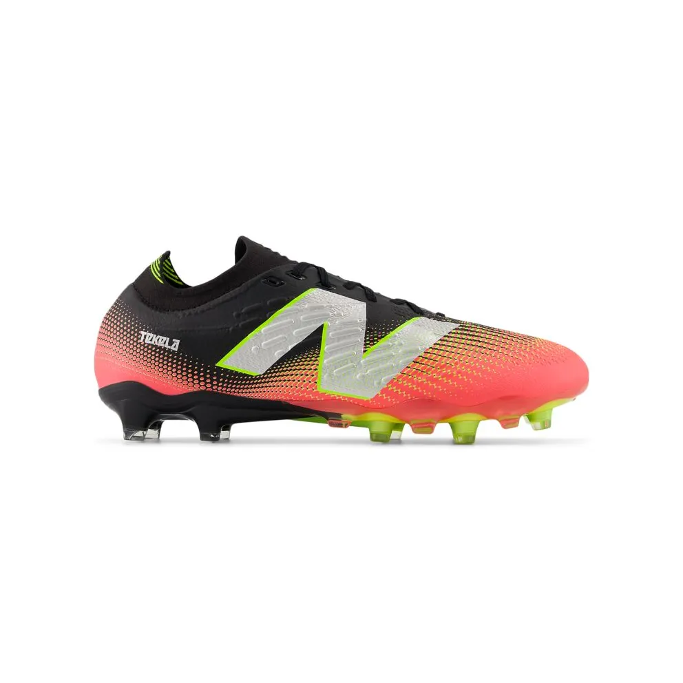 New Balance Tekela Pro Low Laced FG v4 Black Neo Flame Clementine (ST1FLI45)