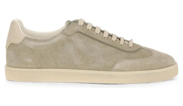 Brunello Cucinelli Lace-up Suede “Neutrals” (MZUMGLJ336 CDG36)