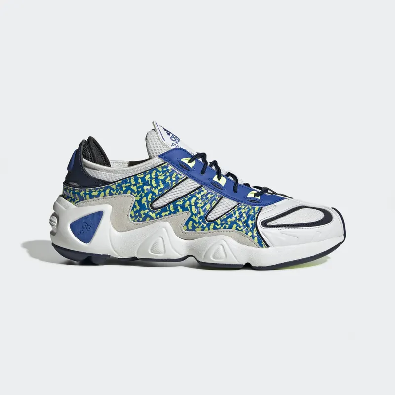 adidas FYW S-97 White Blue CRYSTAL WHITE/BLUE/HI-RES YELLOW (EE5307)