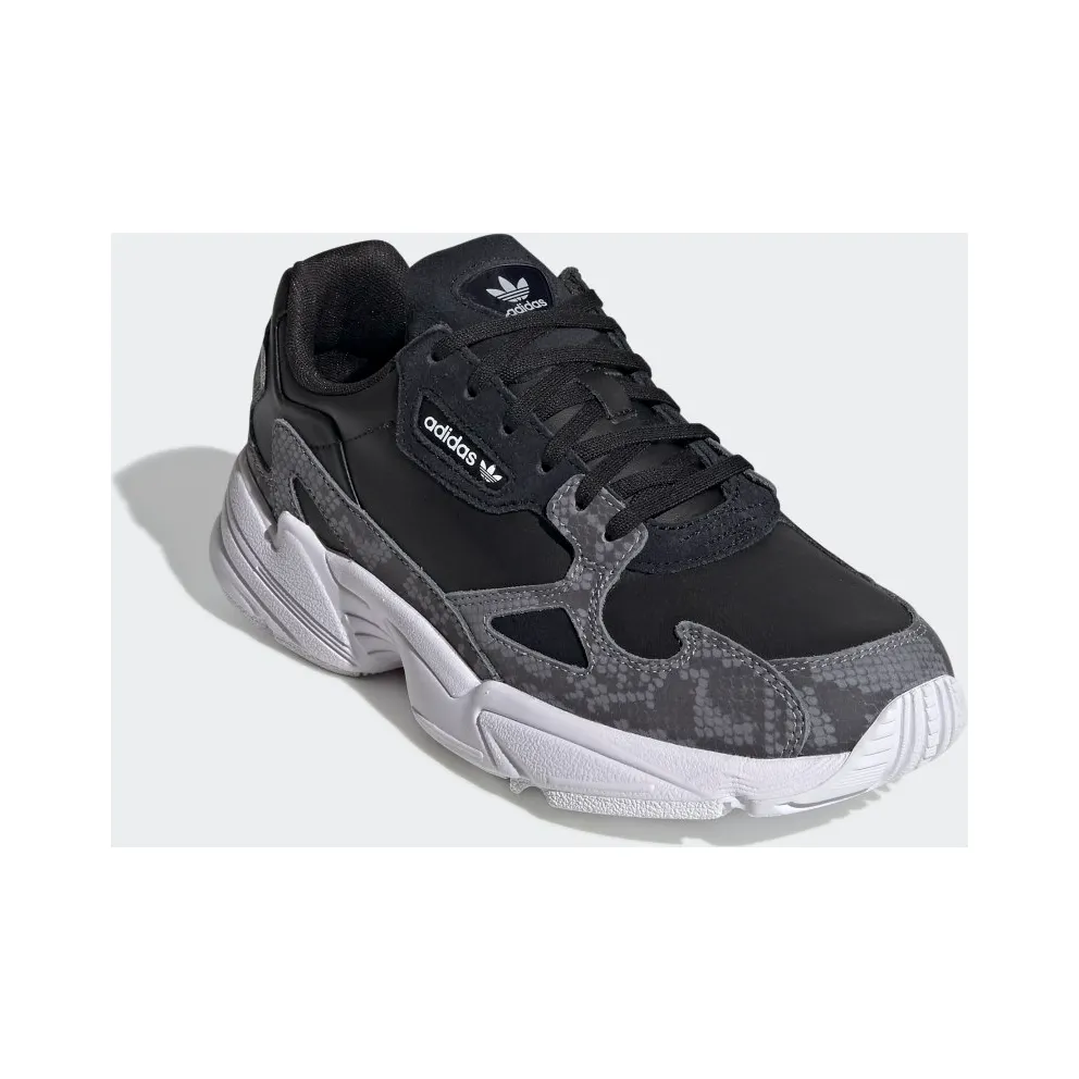 Adidas Falcon ‘Black Snakeskin’ Core Black/Core Black/Cloud White (FV4483)