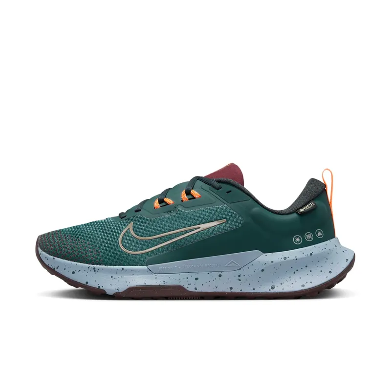 Nike Juniper Trail 2 Gore-Tex Deep Jungle Night Maroon Safety Orange Khaki (FB2067-300)