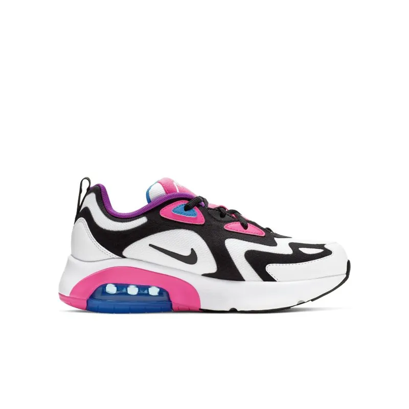 Nike Air Max 200 White Hyper Pink Black (GS) White/Hyper Pink-Photo Blue-Black (AT5630-100)