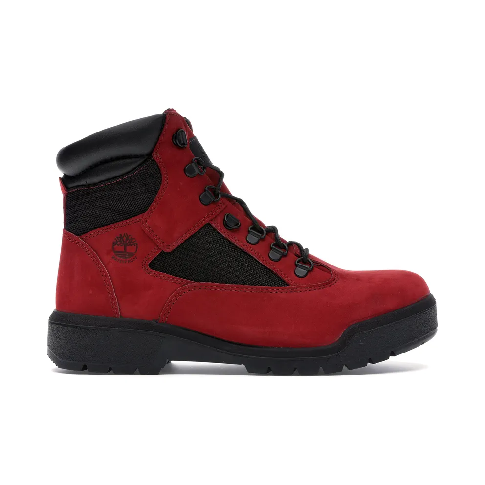 Timberland 6″ Field Boot Red Black