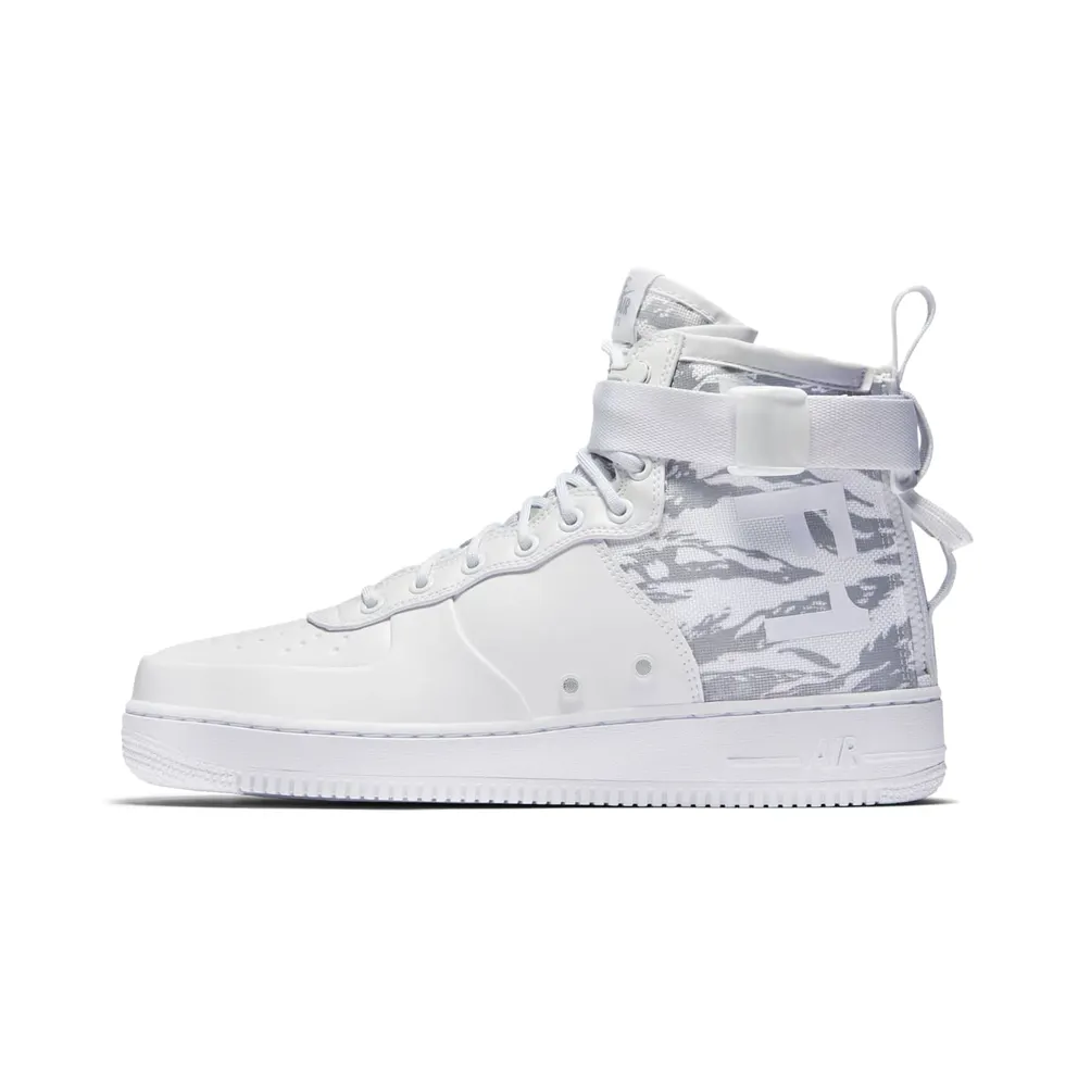Nike SF Air Force 1 Mid Premium White/White/White (AA1129-100)