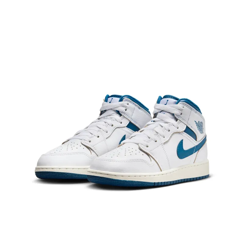 Jordan 1 Mid SE GS “Industrial Blue” (FN7432-141)