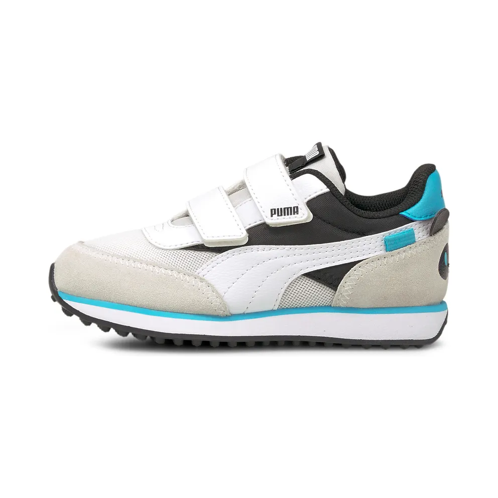 Puma Future Rider Animals V Kids White/Black (368741-02)