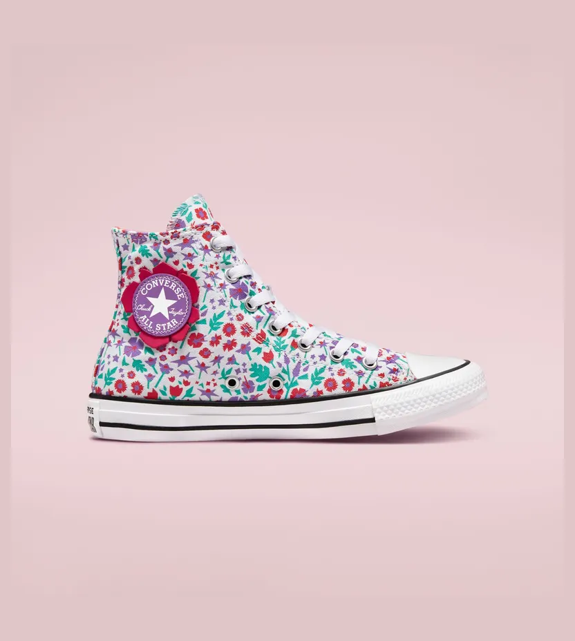 Converse Chuck Taylor All Star Paper Floral White/soft Red/pixel Purple (272846C)