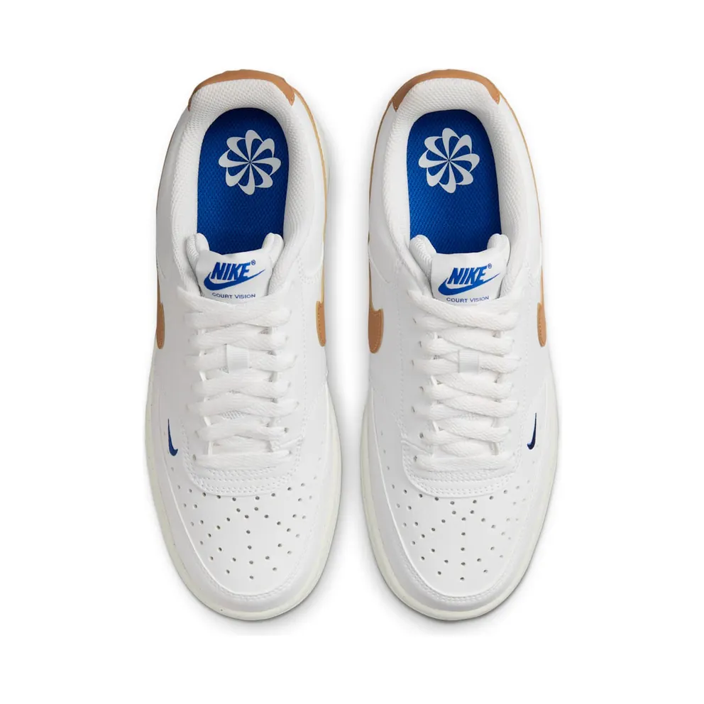 Nike Court Vision Low Next Nature White Game Royal Sail Flax (FV9952-102)