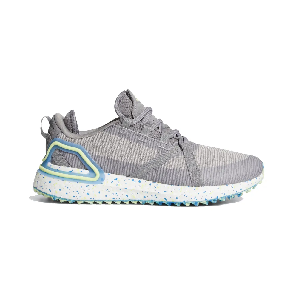 Adidas Solarthon Primegreen Spikeless Golf Shoes Grey Three / Pulse Yellow / Grey Two (FZ1025)