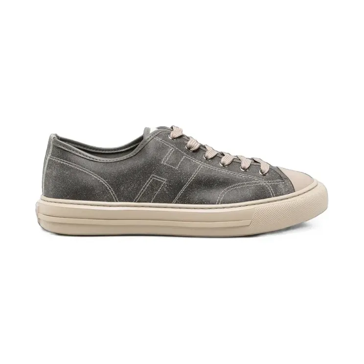 Hogan H-stitch lace-up “Grey” (HXM6910FZ60VGK853P)