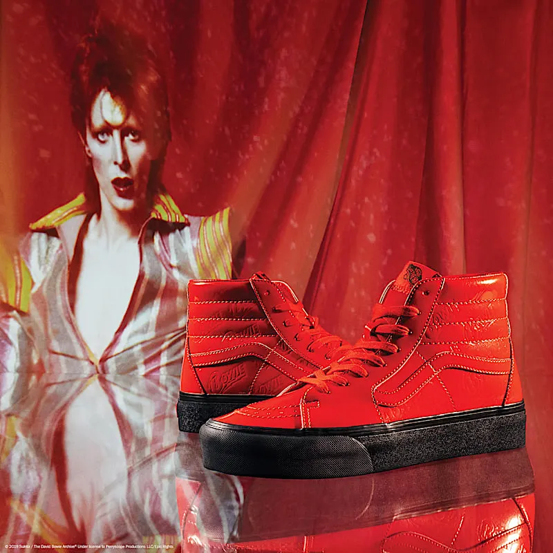 Vans Sk8-Hi Platform 2.0 David Bowie Ziggy Stardust Red/Black (VN0A3TKNVSQ)