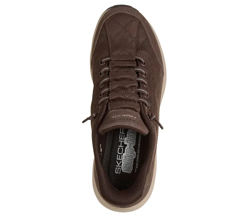 Skechers Slip-ins: Contour Foam – Cozy Fit Natural Ease Sneaker Bruin