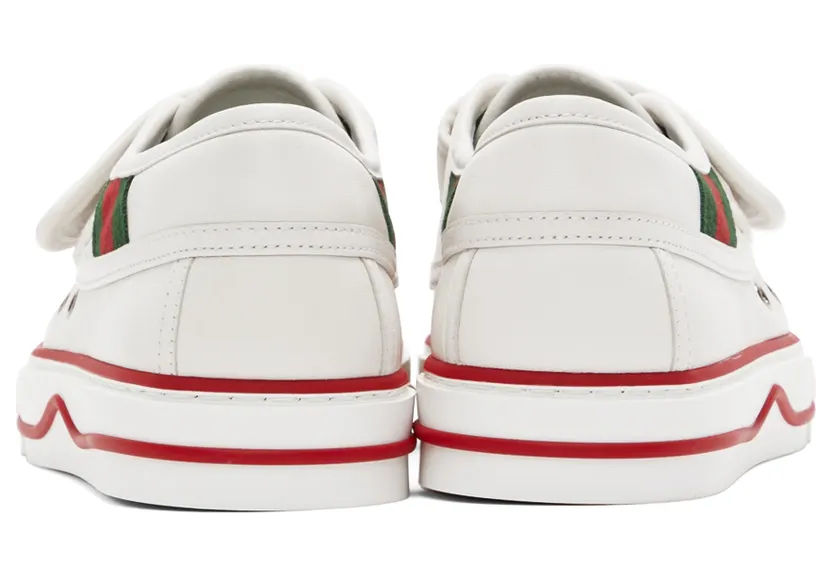 Gucci White ‘Gucci Tennis 1977’ Sneakers (694744 17L10) (2)