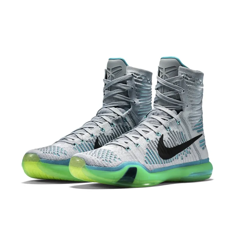 Nike Kobe 10 Elite Elite High Elevate Wolf Grey/White-Light Retro (718763-041)