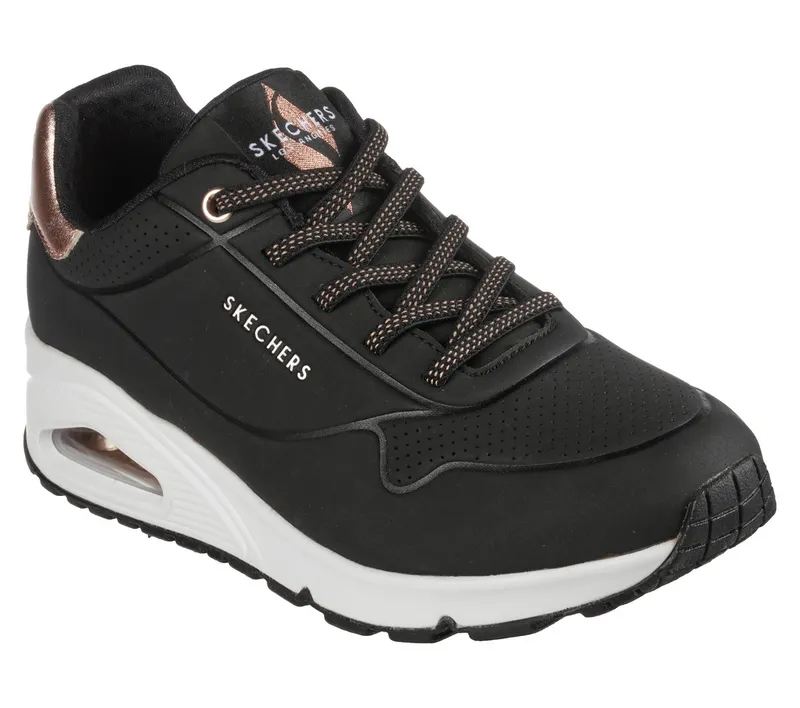 Skechers UNO – Shimmer Away Sneaker Black