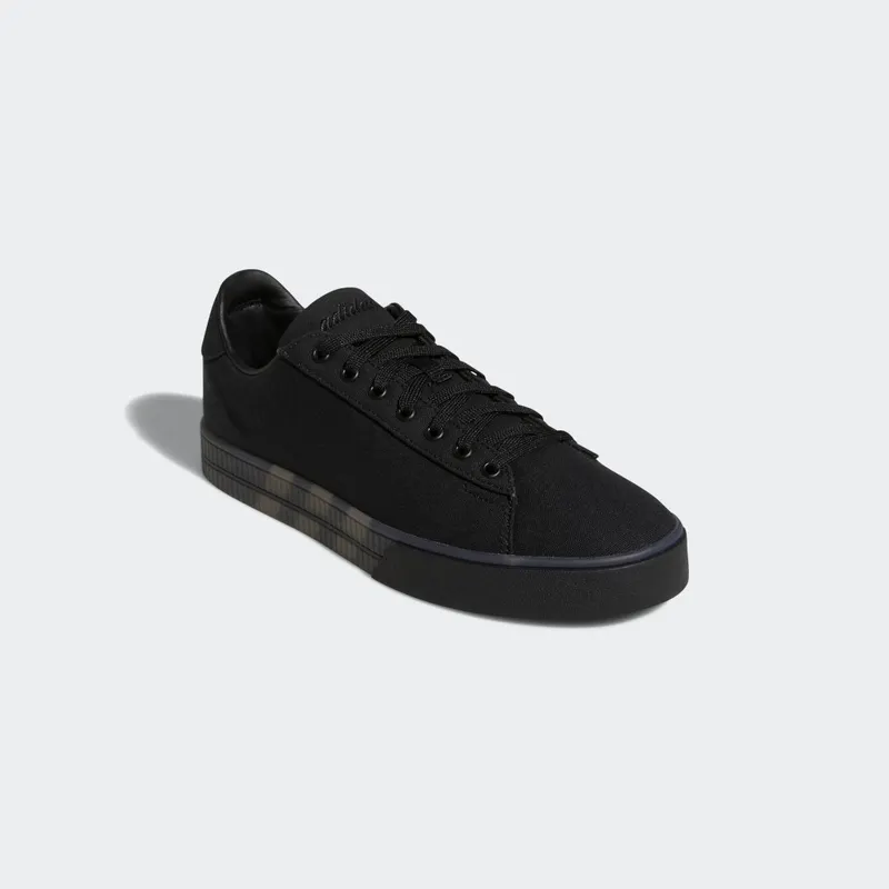 Adidas Daily 3.0 CLN Lifestyle Skateboarding Translucent Sidewall Clean Canvas Upper Core Black / Core Black / Cloud White (GY1001)