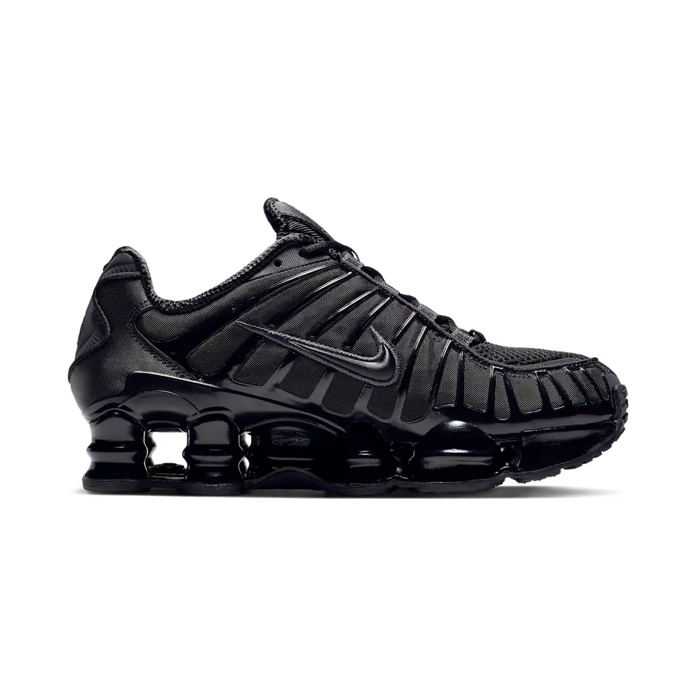 Nike Shox TL Black Metallic Hematite (W) Black/Black-Metallic Hematite-Max Orange (AR3566-002)